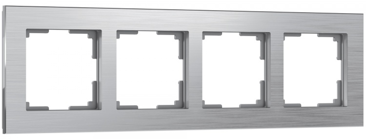 Рамка на 4 поста Werkel WL11-Frame-04 Aluminium (алюминий) - купить в Волгограде