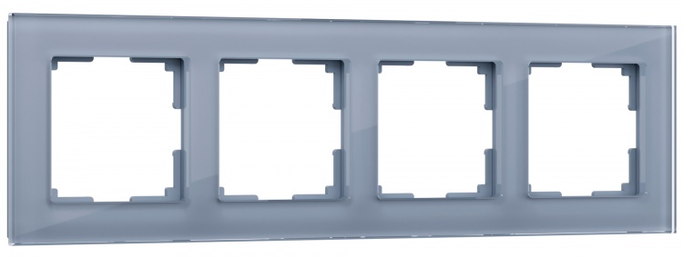 Рамка на 4 поста Werkel WL01-Frame-04 Favorit (серый) - купить в Волгограде