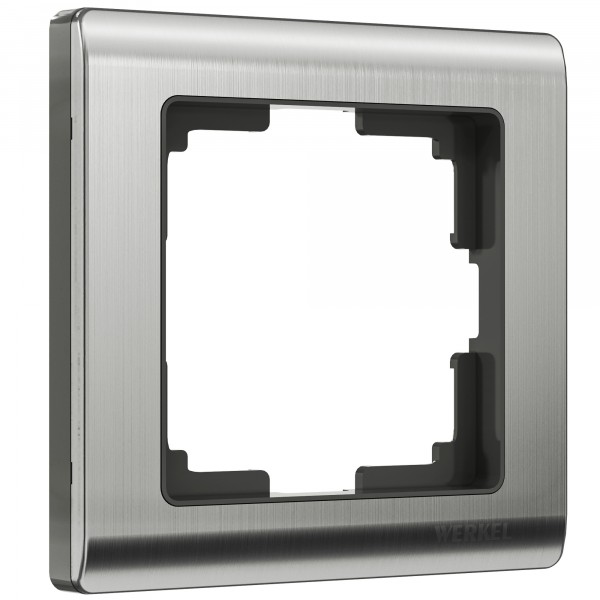 Рамка на 1 пост Werkel WL02-Frame-01 Metallic (глянцевый никель) - купить в Волгограде