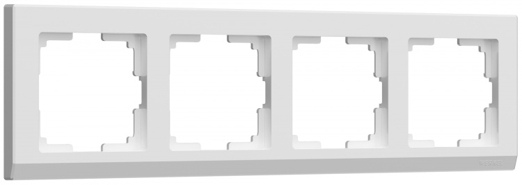 Рамка на 4 поста Werkel WL04-Frame-04 Stark (белый) - купить в Волгограде