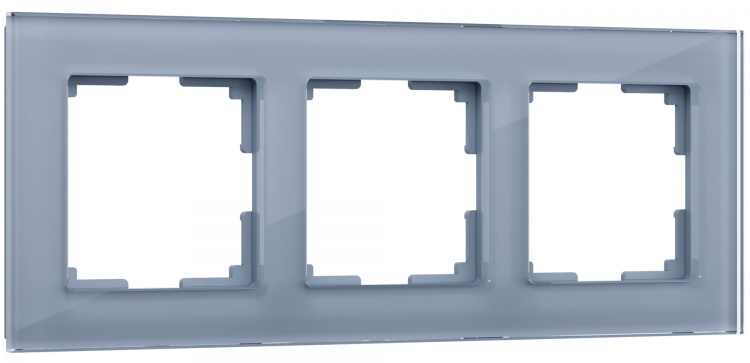 Рамка на 3 поста Werkel WL01-Frame-03 Favorit (серый) - купить в Волгограде
