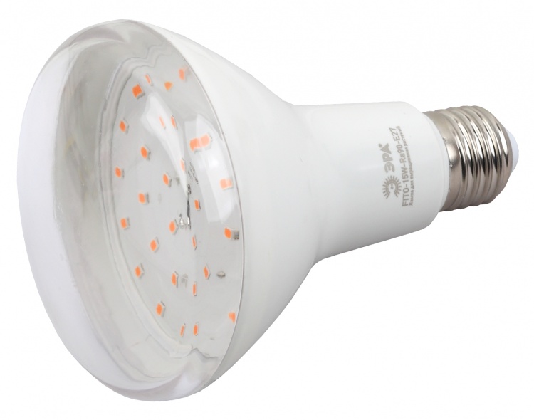 Светодиодная лампа для растений ЭРА FITO-15W-Ra90-E27 с гарантией 2 года