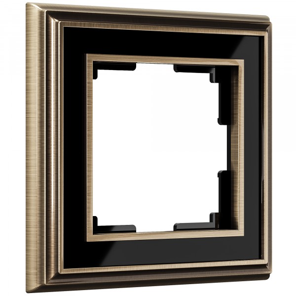 Рамка на 1 пост Werkel WL17-Frame-01 Palacio (бронза / черный) - купить в Волгограде