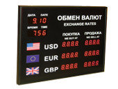 Офисные табло валют 4 разряда - купить в Волгограде