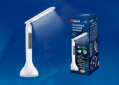 Настольный светодиодный светильник с аккумулятором Uniel TLD-536 White/LED/250Lm/5500K/Dimmer с гарантией 2 года