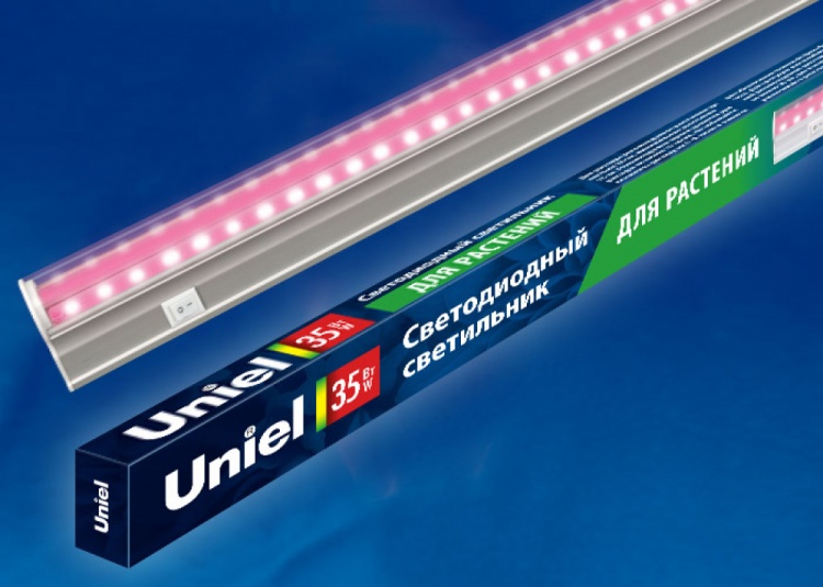 Светильник для растений светодиодный Uniel ULI-P21-35W/SPSB IP40 1150мм белый с гарантией 2 года
