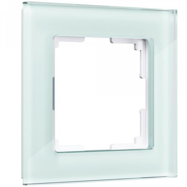 Рамка на 1 пост Werkel WL01-Frame-01 Favorit (натуральное стекло) - купить в Волгограде
