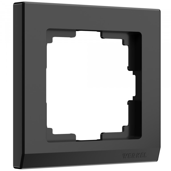 Рамка на 1 пост Werkel WL04-Frame-01 Stark (черный) - купить в Волгограде
