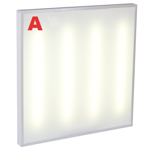 Потолочный светодиодный светильник INTEKS OfficeA-36 595х595х40 32Вт 3840Лм с аварийным блоком питания с гарантией 5 лет